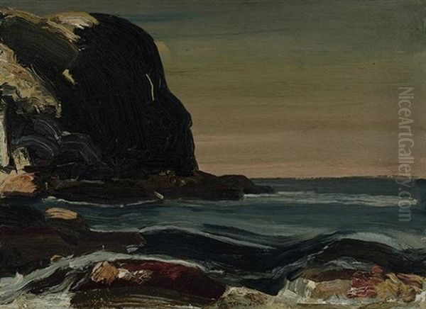 Evening Swells Oil Painting by George Bellows