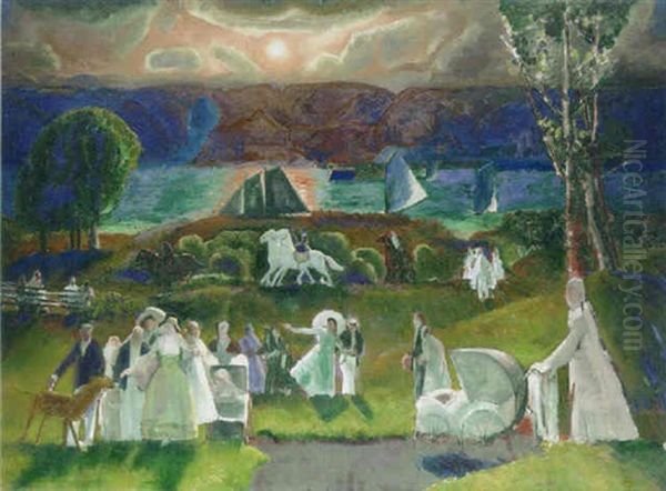 Summer Fantasy Oil Painting by George Bellows