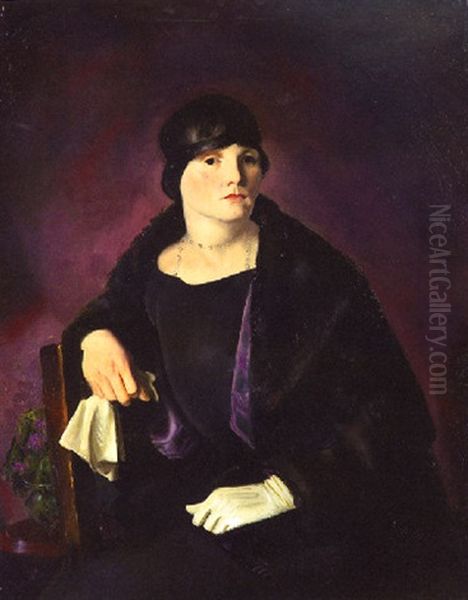 Mrs. Richter Oil Painting by George Bellows