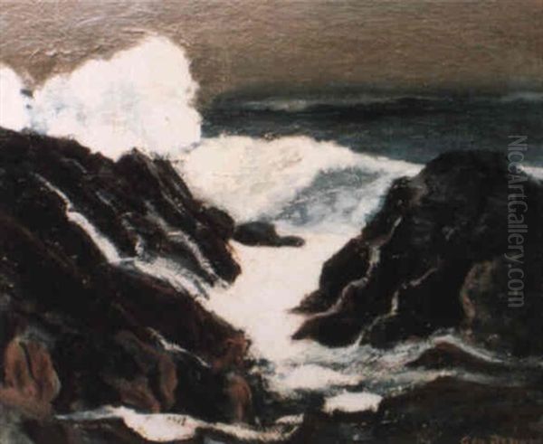 Pt. Lobos, California Oil Painting by George Bellows