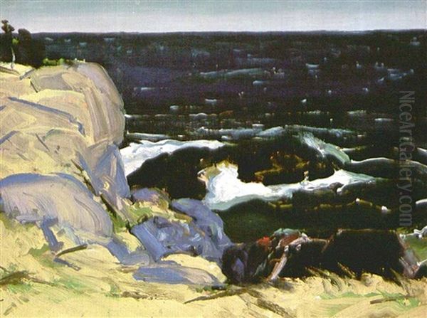 West Wind Oil Painting by George Bellows