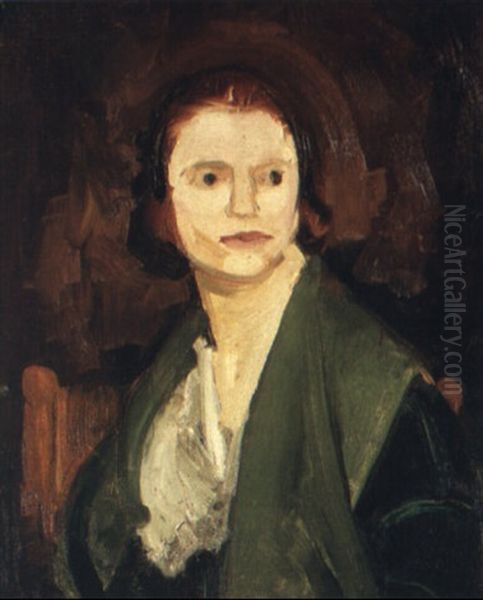 Portrait Of Doris Rosenthal Oil Painting by George Bellows