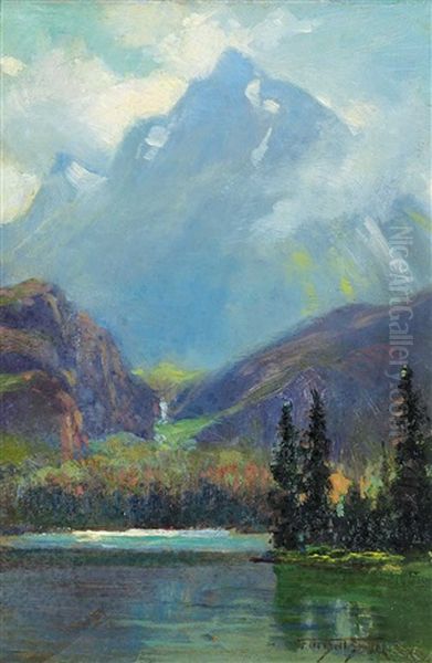 Mt. Fitzwilliam Oil Painting by Frederic Marlett Bell-Smith