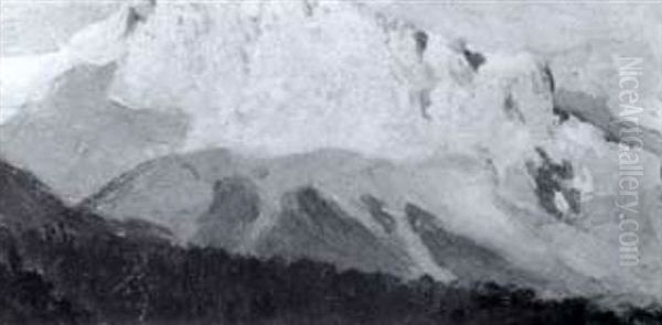 Mount Sir Donald Oil Painting by Frederic Marlett Bell-Smith