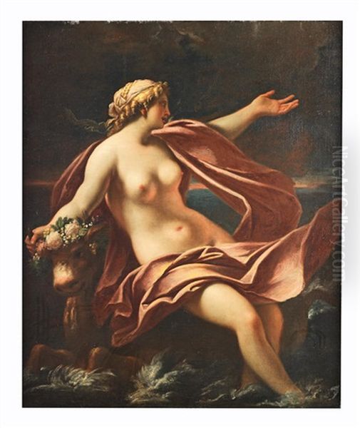 The Rape Of Europa Oil Painting by Antonio Bellucci