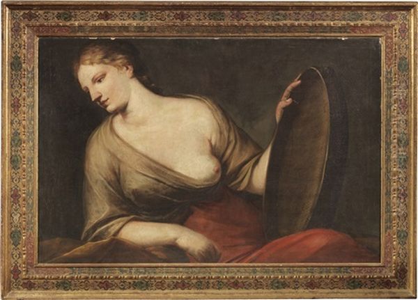 La Vestale Tuccia Con Il Setaccio Oil Painting by Antonio Bellucci