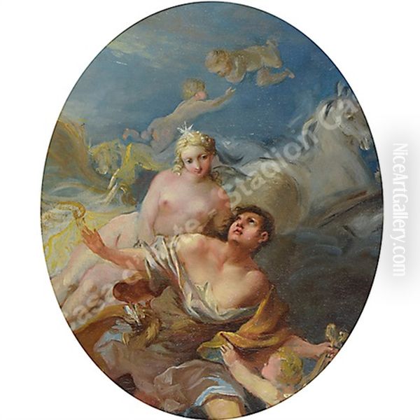 Aurora E Cefalo Oil Painting by Antonio Bellucci