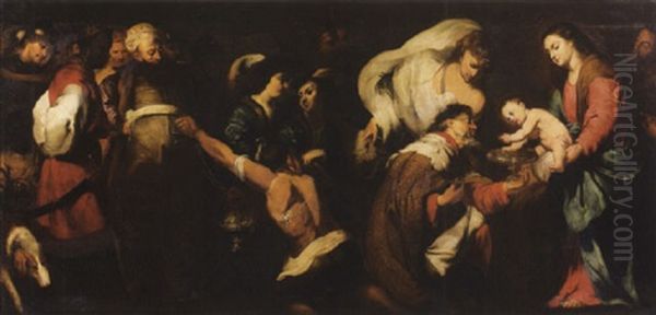 Adorazione Dei Magi Oil Painting by Antonio Bellucci