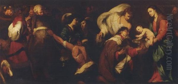 Adorazione Dei Magi Oil Painting by Antonio Bellucci