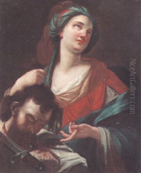 Judith With The Head Of Holofernes Oil Painting by Antonio Bellucci