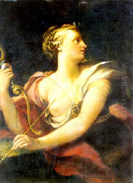 Diana The Huntress Oil Painting by Antonio Bellucci