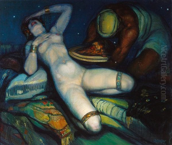 Il Sacrificio D'isacco Oil Painting by Federico Beltran Masses