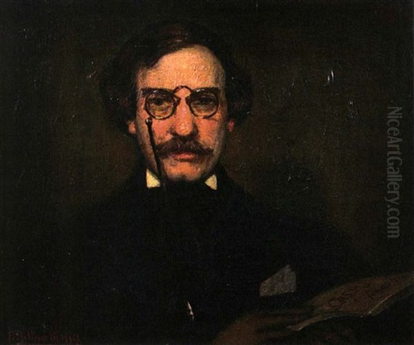 Portrait De Monsieur Godoy Oil Painting by Federico Beltran Masses