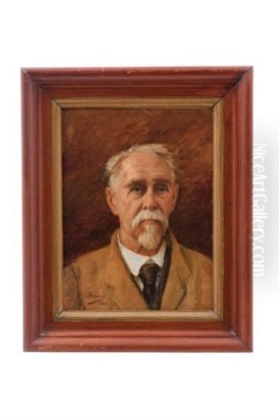 Benard_emile Autorretrato Oil Painting by Emile Benard