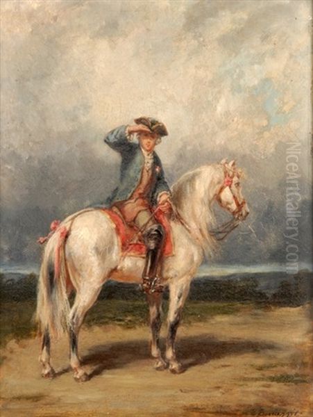 Le Cavalier Oil Painting by Louis Emile Benassit