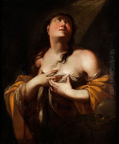 Die Busserin Maria Magdalena Oil Painting by Federico Bencovich