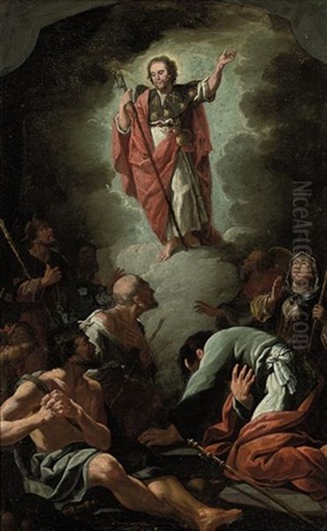 Saint Roch Appearing Before The Sick And Poor (modello) by Federico Bencovich