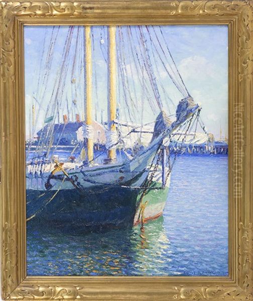 Blue Day, Provincetown Oil Painting by Gerrit Albertus Beneker