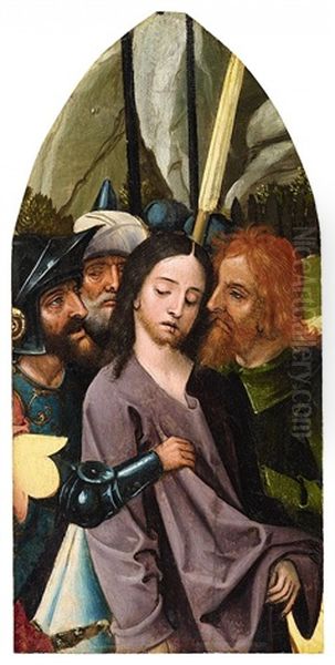 The Arrest Of Christ Oil Painting by Simon Bening