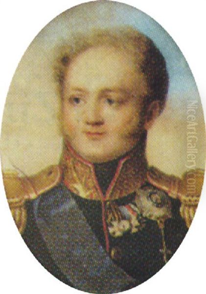 Alexander I Pavlovich, Emperor Of Russia Oil Painting by Henri Benner