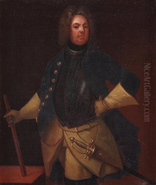 General Hans Henric Von Essen (1755-1824) Oil Painting by Carl Stefan Bennet