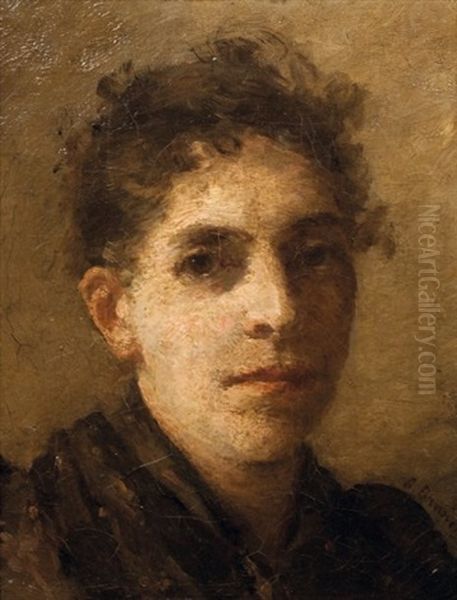 Portrait De Femme by Samuel Bennet