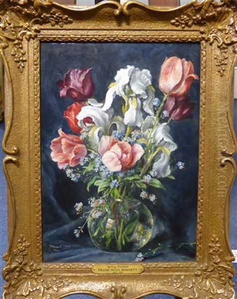 Spring Flowers Oil Painting by Frank Moss Bennett