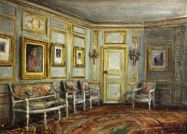 An Interior At Fontainebleau Oil Painting by Frank Moss Bennett