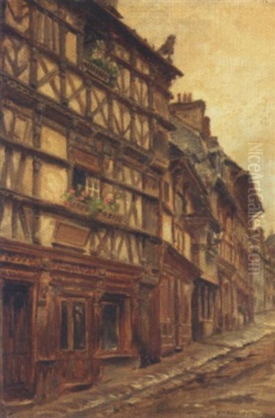 James Ii's House Oil Painting by Frank Moss Bennett