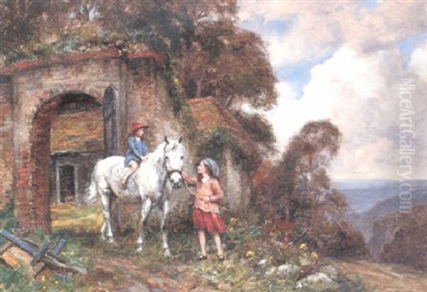 The Morning Ride Oil Painting by Frank Moss Bennett