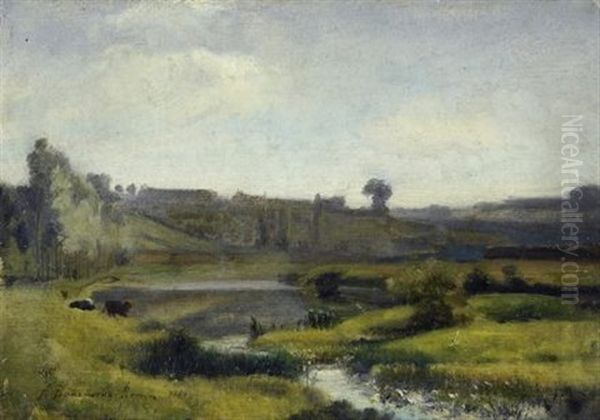 Campagna Romana Oil Painting by Jean Achille Benouville