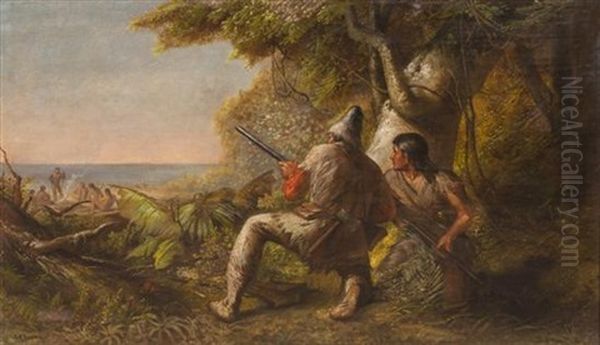 Ambush Oil Painting by George Frederick Bensell