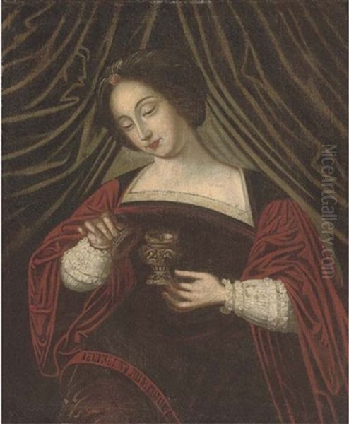 The Magdalen Oil Painting by Ambrosius Benson