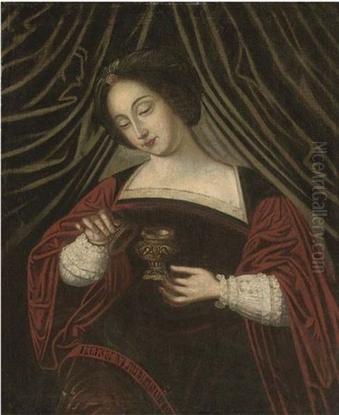 The Magdalen Oil Painting by Ambrosius Benson