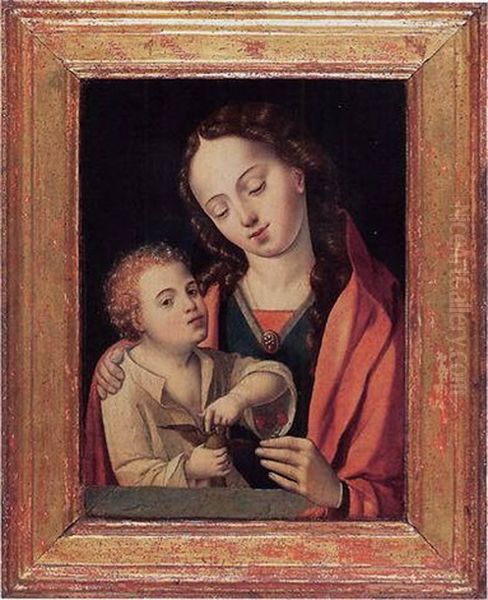 Madonna Mit Kind Oil Painting by Ambrosius Benson