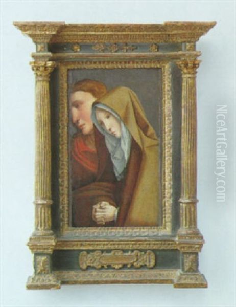 Maria Und Johannes Oil Painting by Ambrosius Benson