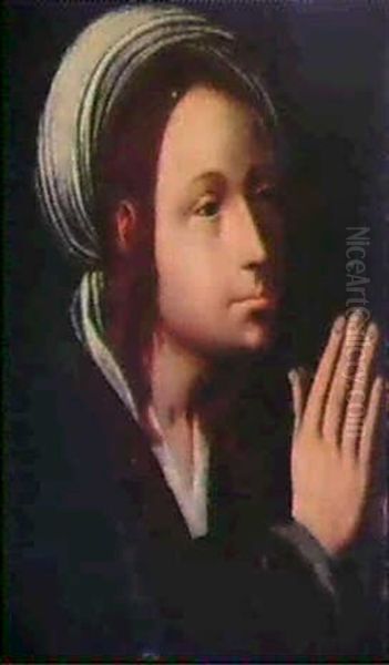 Praying Woman Oil Painting by Ambrosius Benson