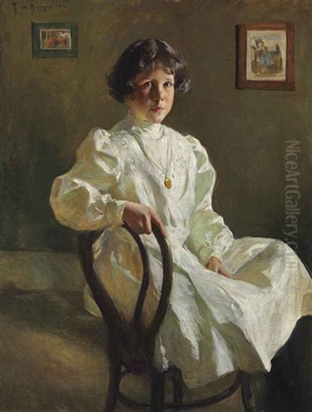 Portrait Of Sue Oil Painting by Frank Weston Benson