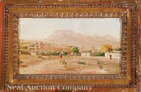 View In Mexico Near Santiago Oil Painting by Frank Weston Benson