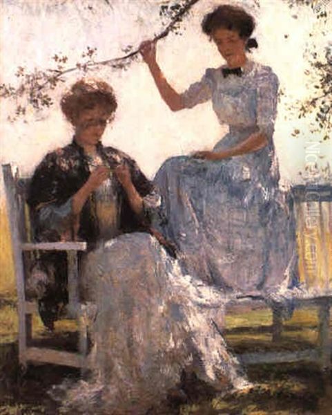 Sunshine And Shadow by Frank Weston Benson