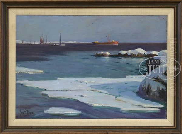 Kittery Harbor, Winter by John P. Benson