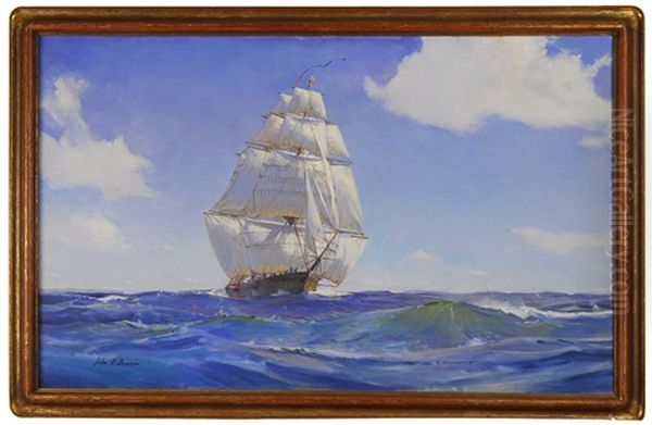 The Clipper Oil Painting by John P. Benson