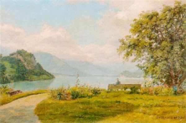 Partie Am Brienzersee Oil Painting by Christoph Benteli