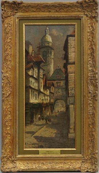 Rouen Oil Painting by Alfred Bentley