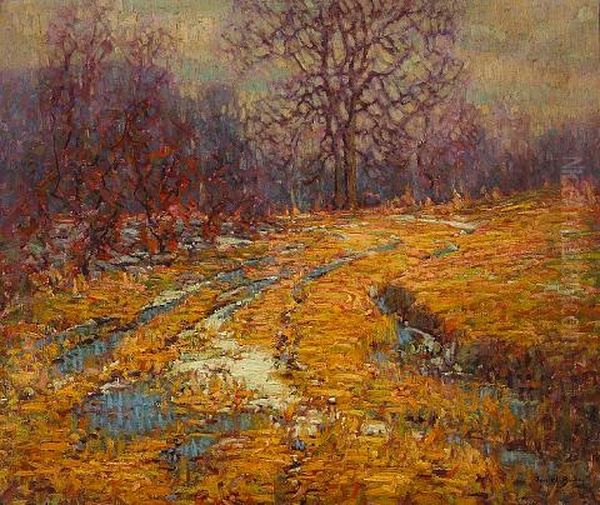 Autumn Landscape by John William Bentley