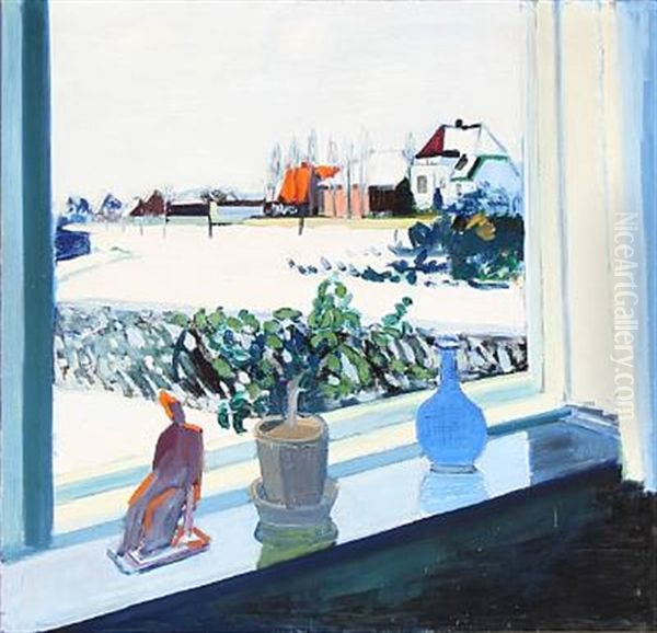 Winter View, Valby by Axel Bentzen