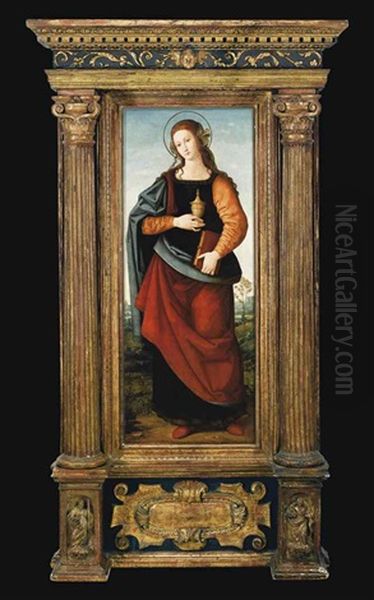 Maddalena Oil Painting by Girolamo di Benvenuto del Guasta