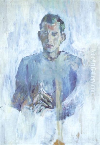 Portrait D'un Figurant Oil Painting by Christian Berard