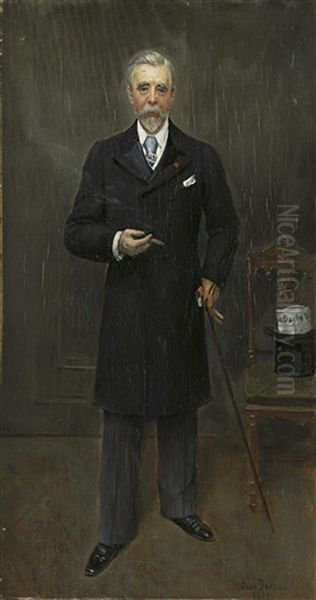 Portrait Of Sir Campbell Clarke Oil Painting by Jean Beraud