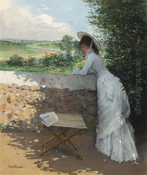 Un Figaro De Reve Oil Painting by Jean Beraud